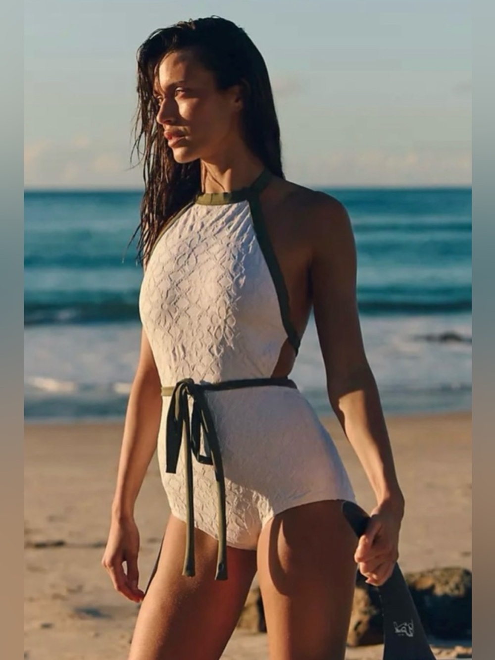 Free People free-est Heidi Surf One-Piece Large NWOT